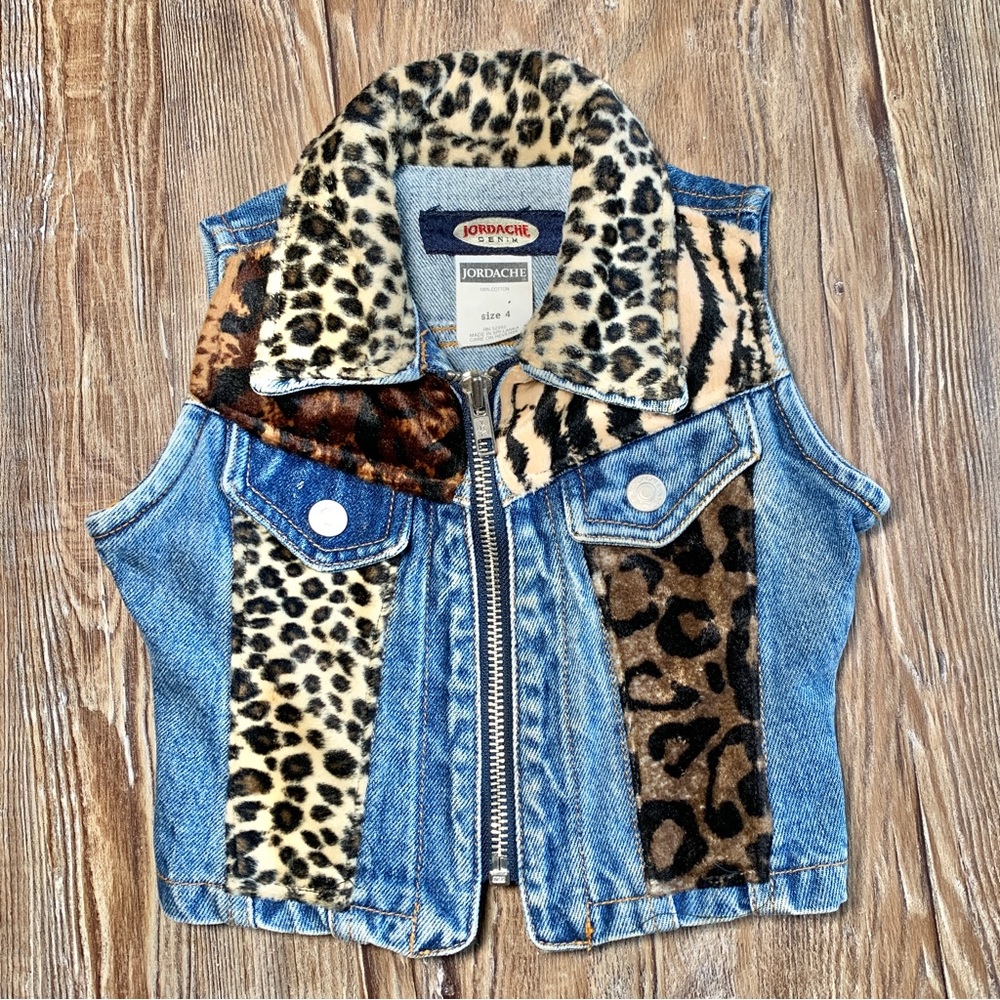 VINTAGE Jordache Jean Vest